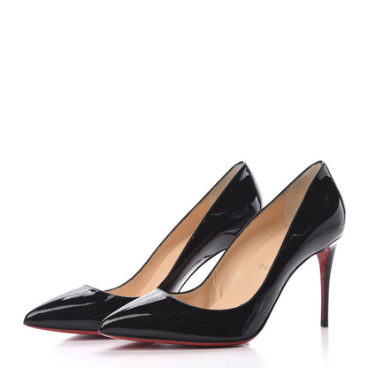Christian Louboutin Patent Pigalle Follies 85 Pumps 39.5 Black 2 of 7
