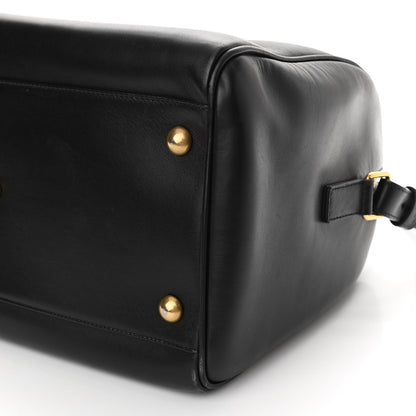 Saint Laurent Calfskin Classic Duffle 6 Black 10 of 10