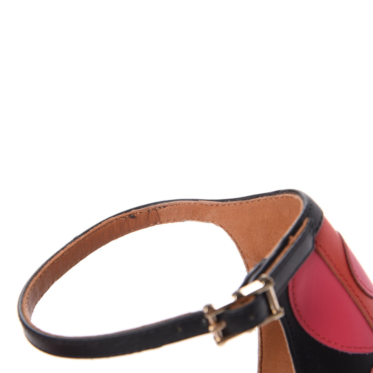Valentino Garavani Calfskin Carmen Mary Jane 100mm Pumps 37.5 Black Deep Rose 11 of 13