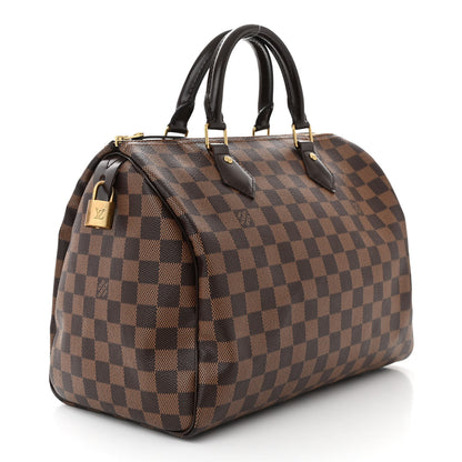 Louis Vuitton Damier Ebene Speedy 30 2 of 9