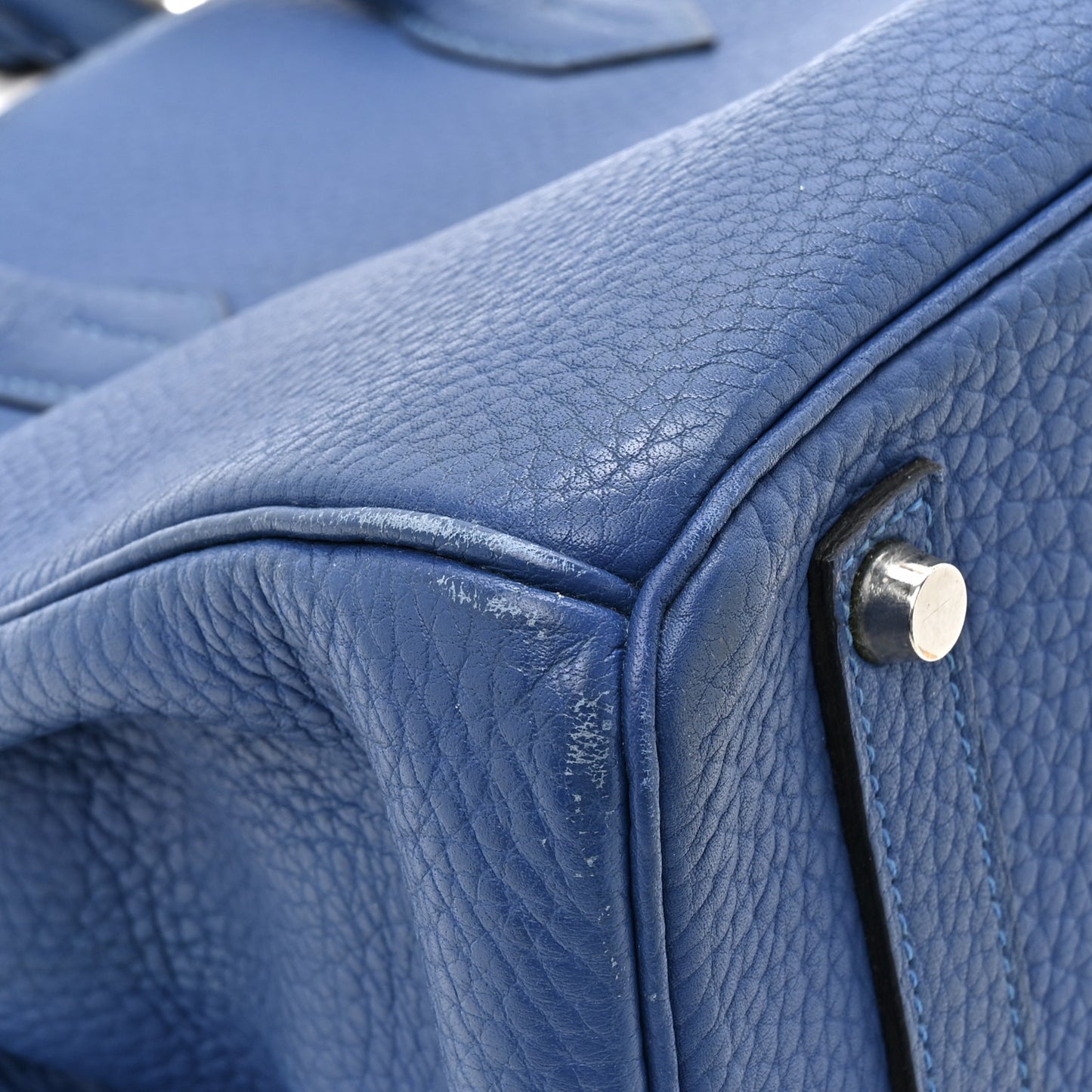 Togo Birkin 35 Bleu Thalassa