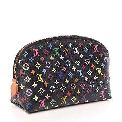Louis Vuitton Monogram Multicolor Cosmetic Pouch Black Grenade 3 of 8