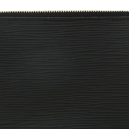 Louis Vuitton Epi Pochette Accessories 24 Black 8 of 10