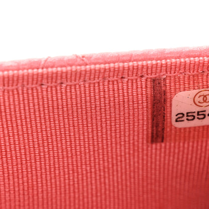 Chanel Caviar Quilted Wallet on Chain WOC Pink 8 of 11