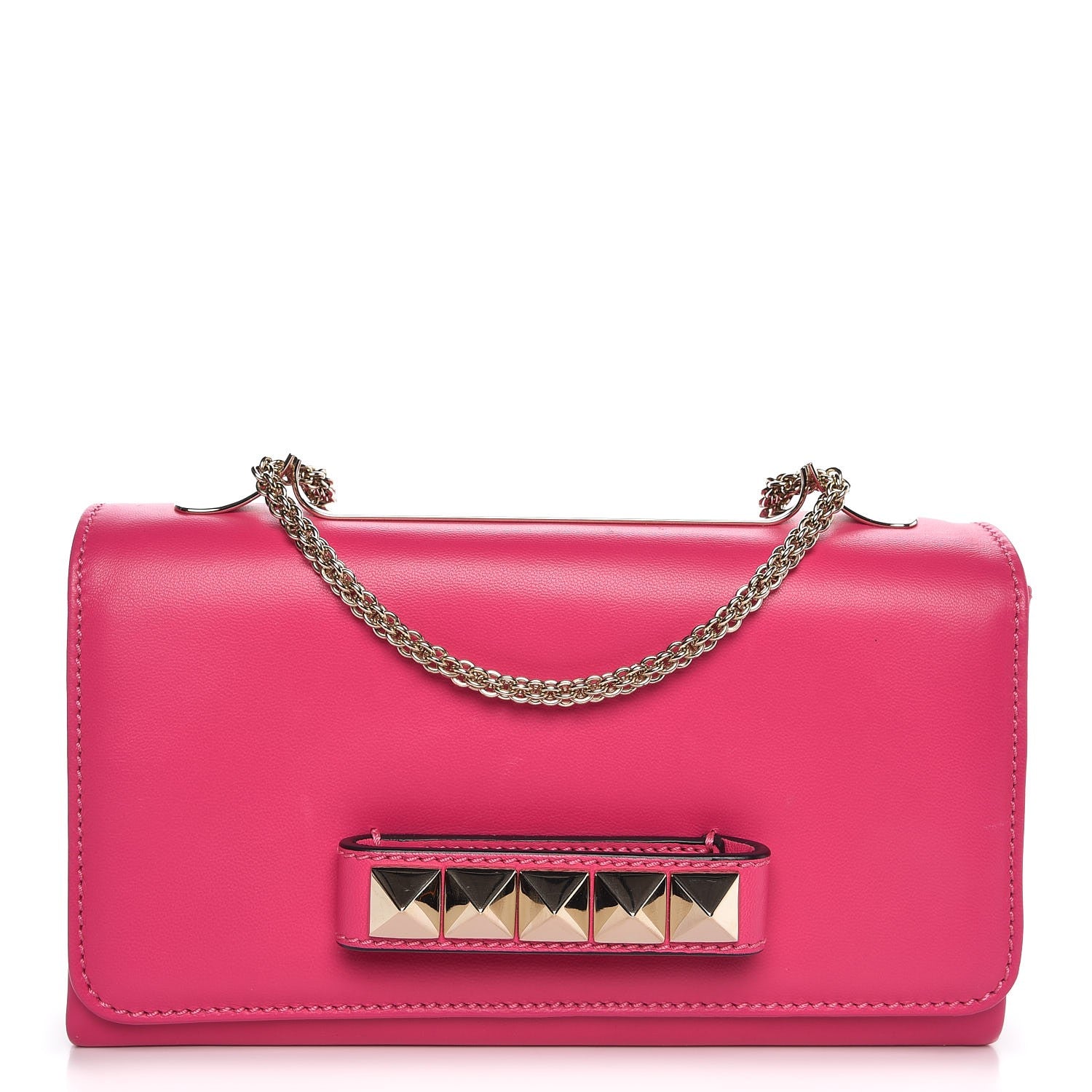 Valentino Garavani Nappa Va Va Voom Shoulder Bag Pop Fuxia 1 of 8