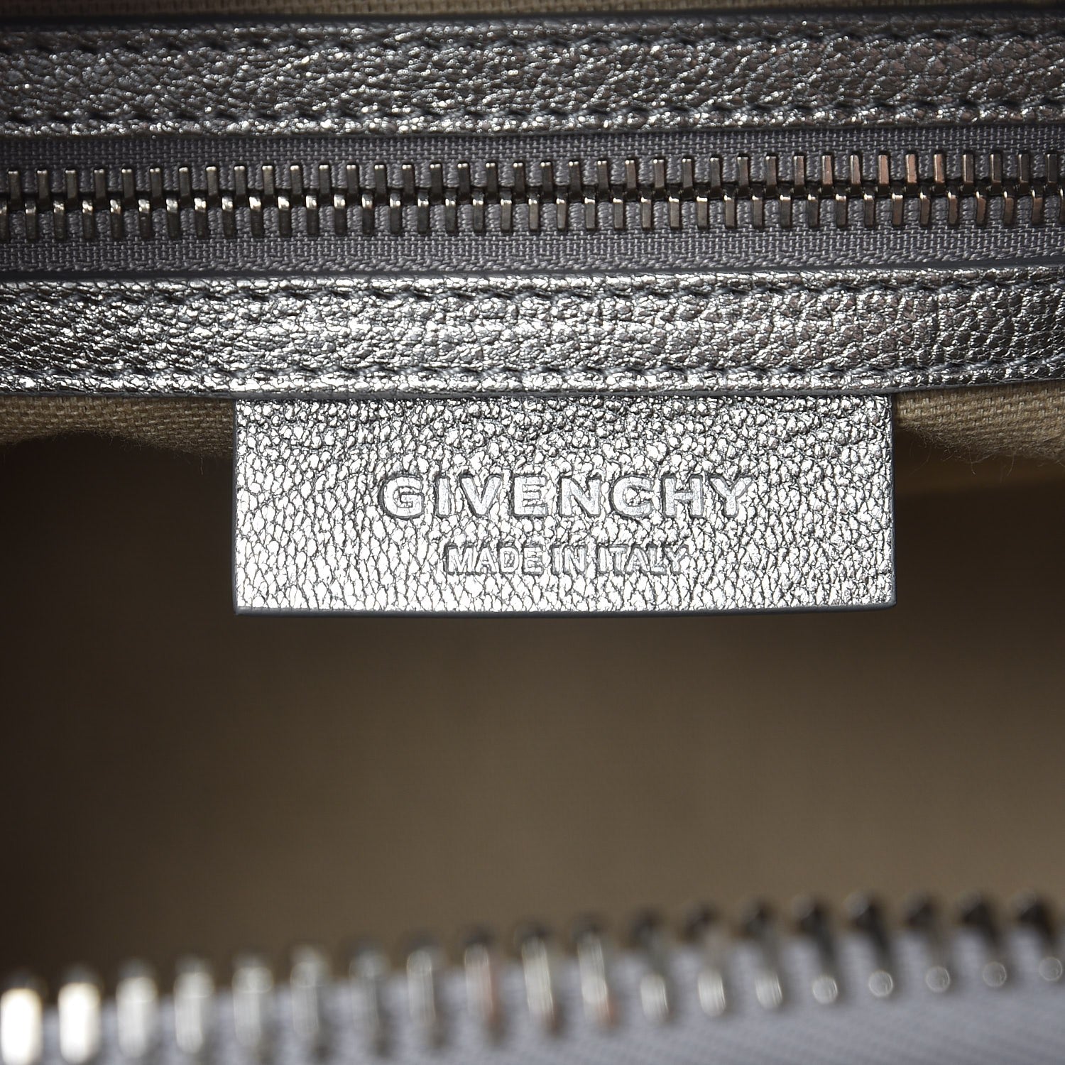 Givenchy Metallic Sugar Goatskin Small Antigona Silver 7 of 8