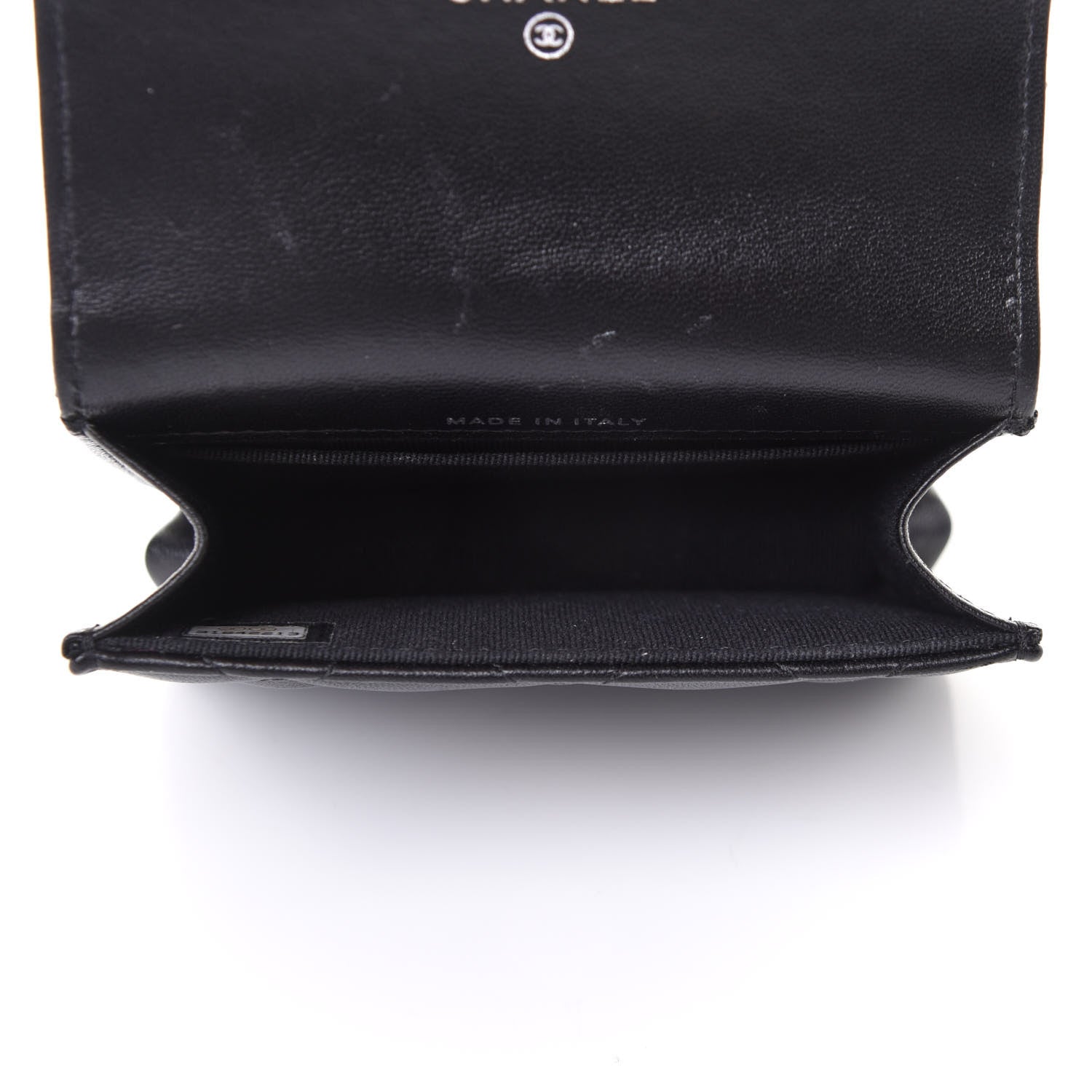 Chanel Lambskin Quilted CC Hook Card Holder So Black 5 of 12