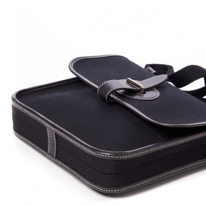 Hermes Toile Officier Mini Buenaventura Messenger Black 5 of 8