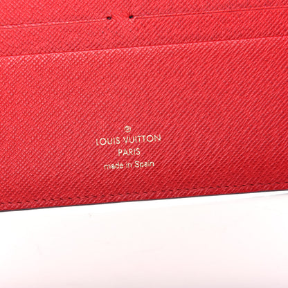Louis Vuitton Damier Ebene Insolite Wallet Red 6 of 7