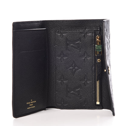 Louis Vuitton Empreinte Compact Curieuse Wallet Black 5 of 8