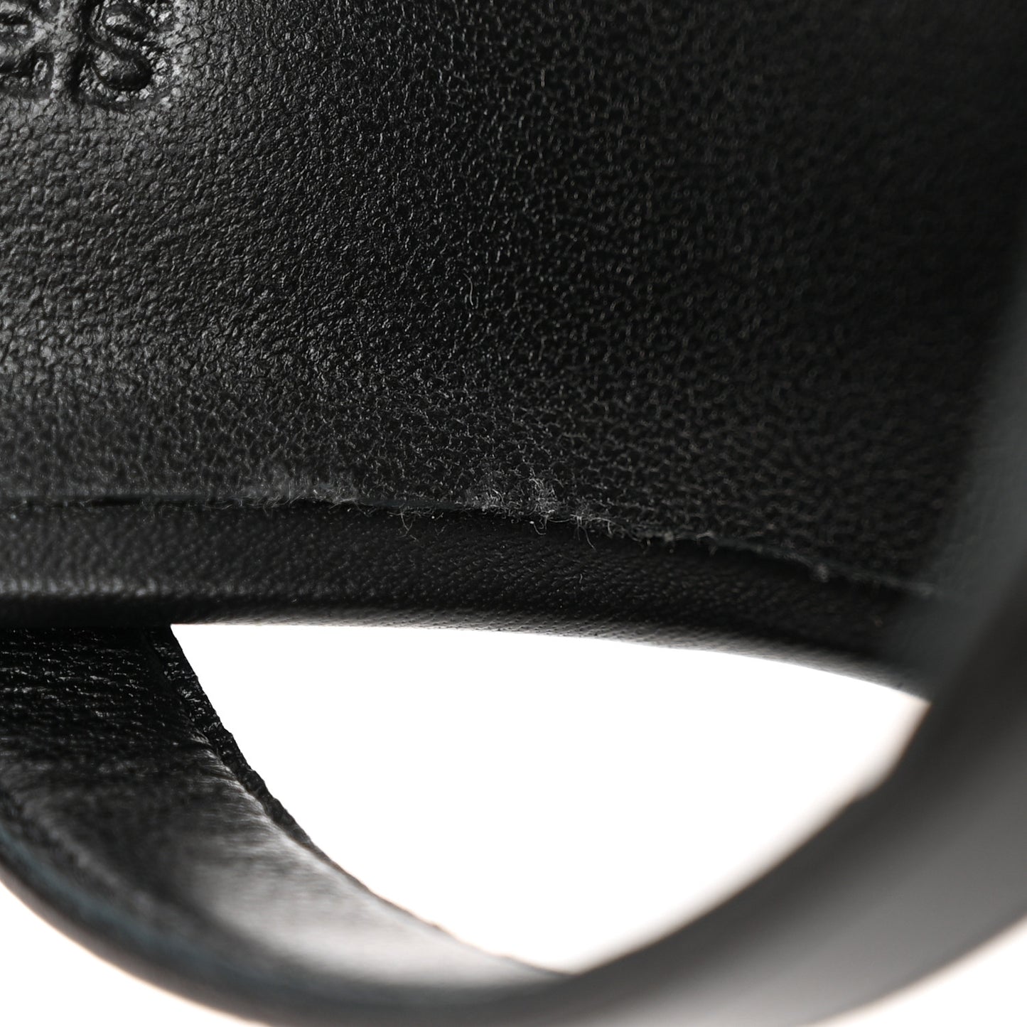 Calfskin Glamour 75 Sandals 36 Black