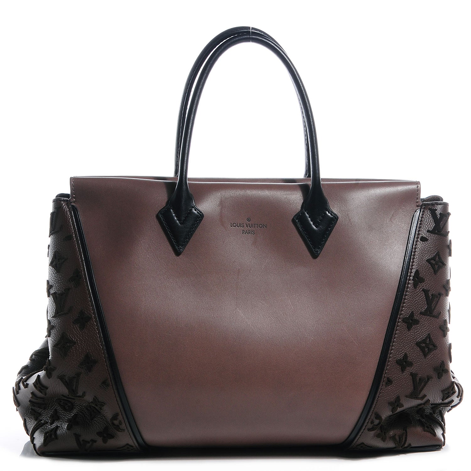 Louis Vuitton Cuir Orfevre Veau Cachemire Tote W GM Gris 1 of 8
