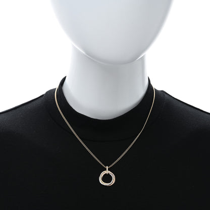 Cartier 18K Pink White Yellow Gold Diamond Trinity Pendant Necklace 2 of 5