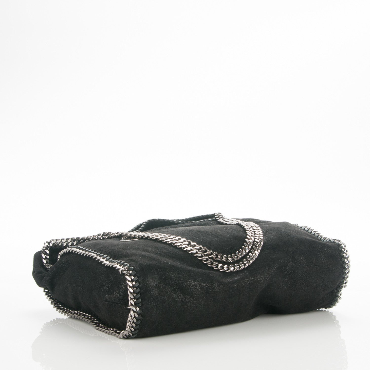 Stella McCartney Shaggy Deer Big Falabella Tote Black 4 of 8