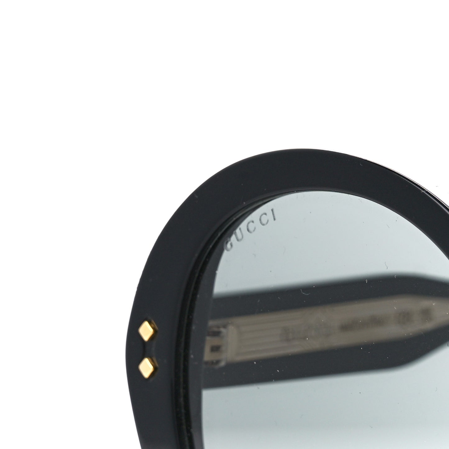 Acetate Round Sunglasses GG1081S Black