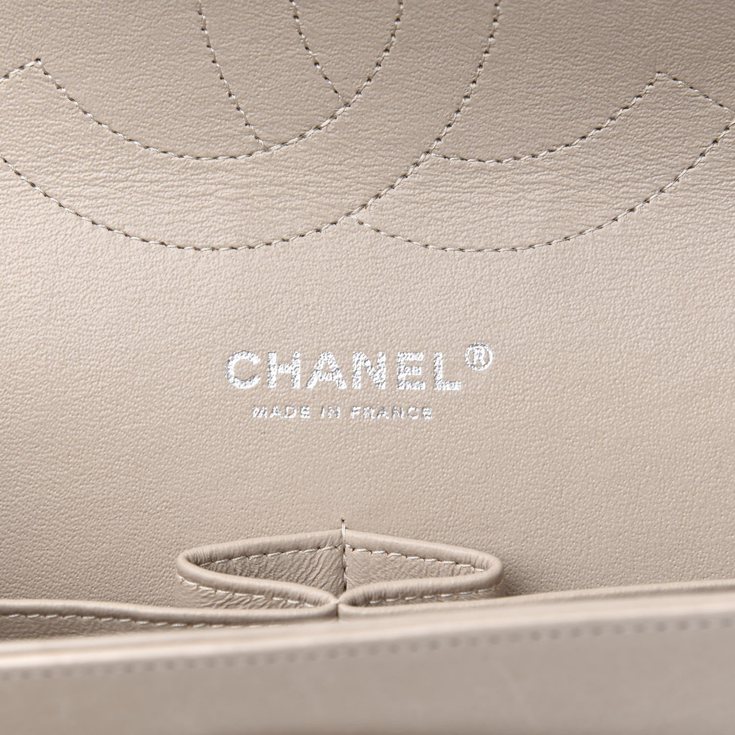 Chanel Lambskin Quilted Jumbo Double Flap Beige 5 of 12