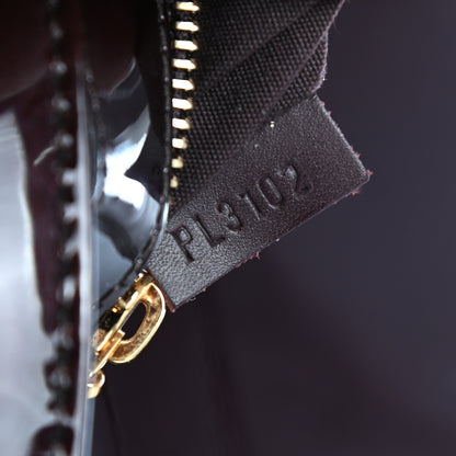 Louis Vuitton Patent Sobe Clutch Amarante 7 of 7