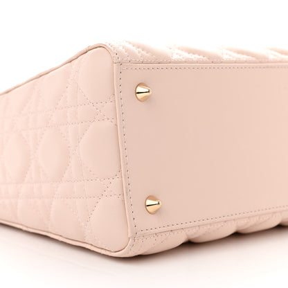 Christian Dior Lambskin Cannage Medium Lady Dior Light Pink 8 of 10