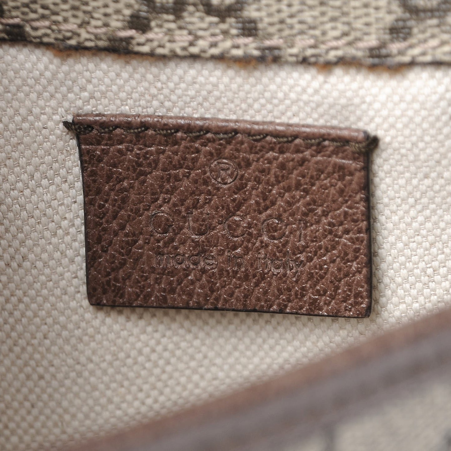 GG Supreme Monogram Neo Vintage Web Belt Bag Brown