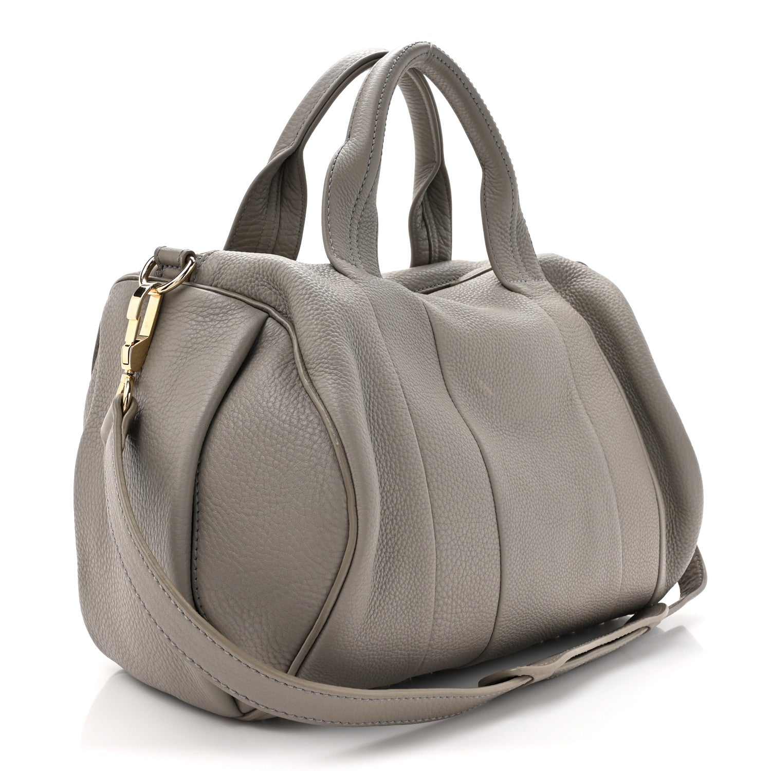 Alexander Wang Pebbled Calfskin Rockie Mink Silver Hardware 3 of 12