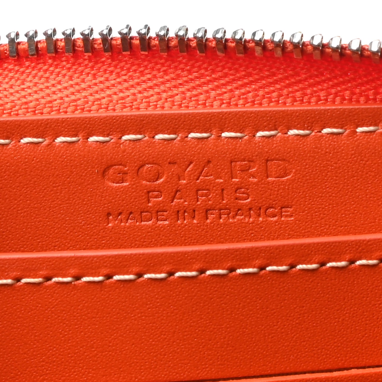 Goyardine Matignon PM Wallet Orange