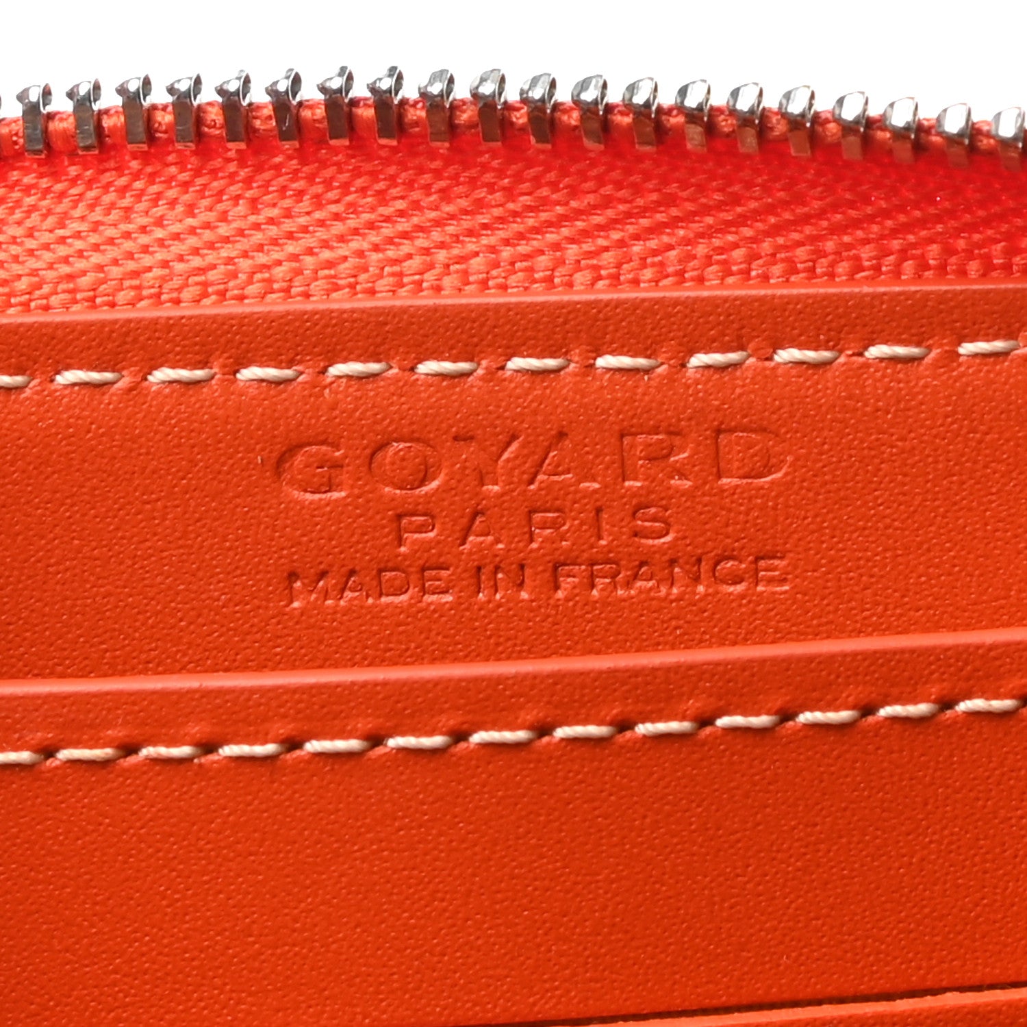 Goyard Goyardine Matignon PM Wallet Orange 5 of 6