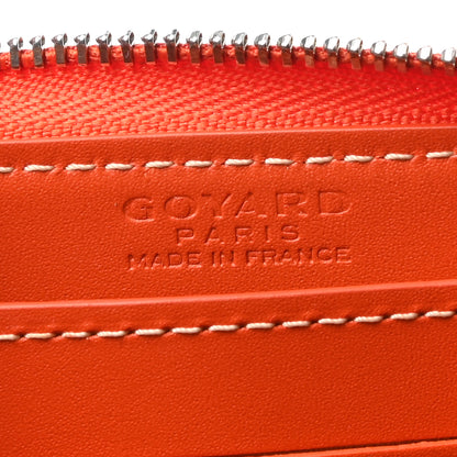 Goyard Goyardine Matignon PM Wallet Orange 5 of 6