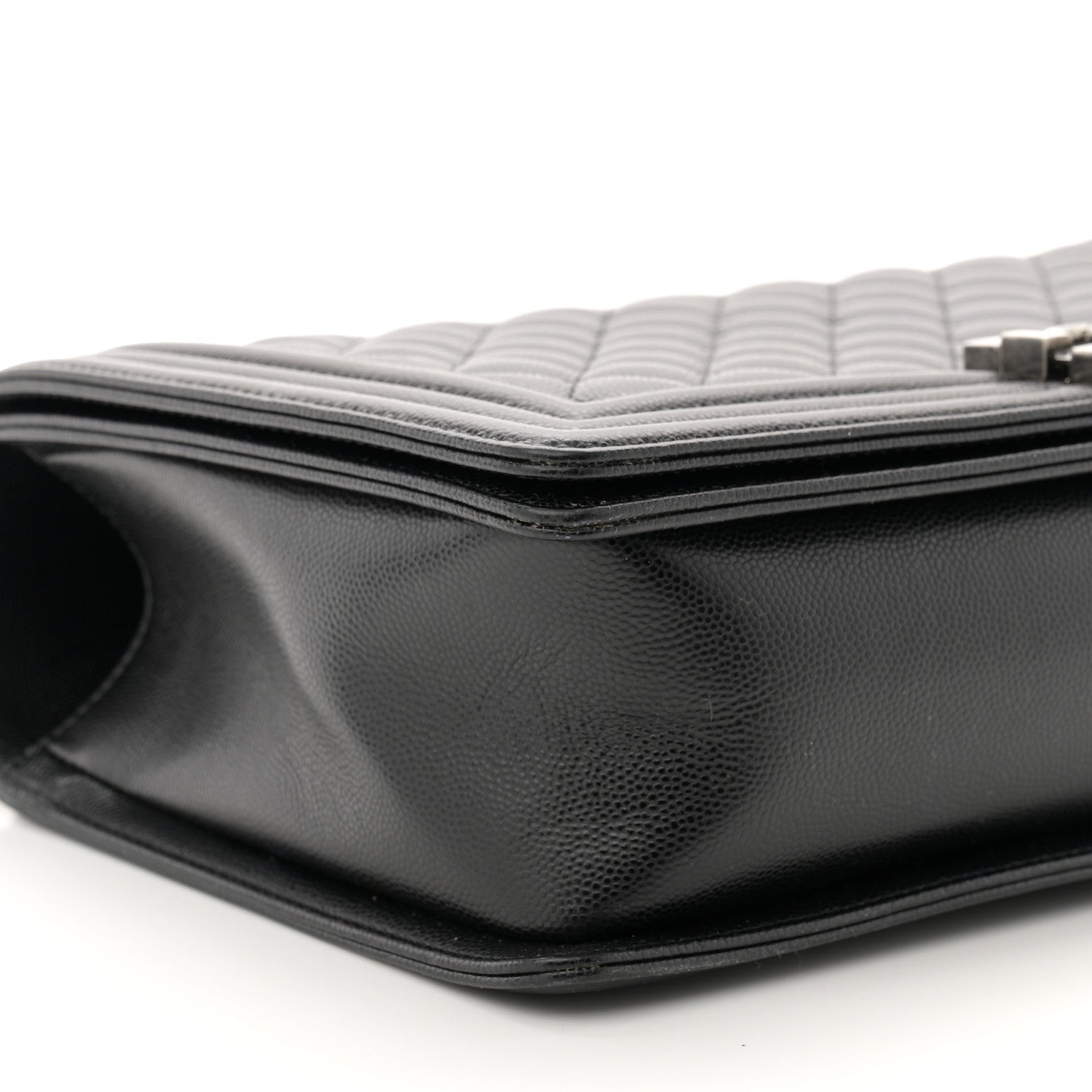 Chanel Caviar Quilted New Medium Boy Flap Black 9 of 10