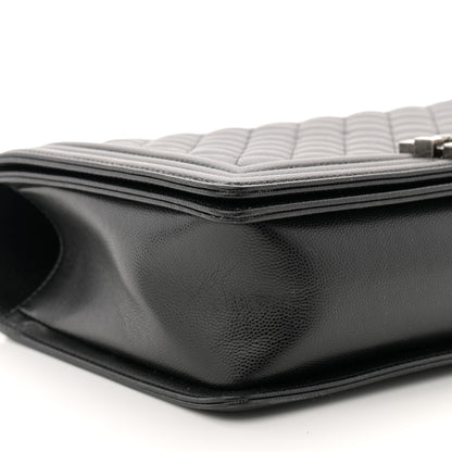 Chanel Caviar Quilted New Medium Boy Flap Black 9 of 10