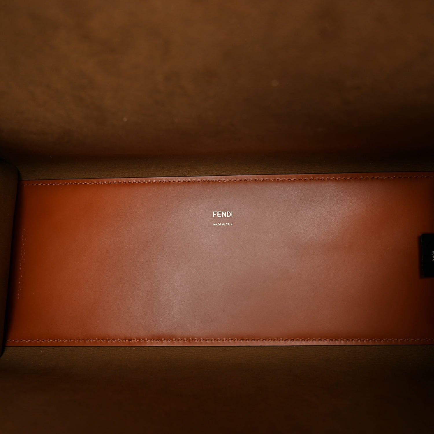 Fendi Vitello King Plexiglass Medium Fendi Sunshine Shopper Tote Cuoio 6 of 9