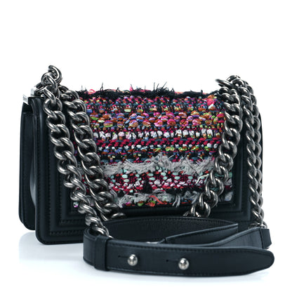 Chanel Tweed Calfskin Small Boy Flap Multicolor 3 of 10