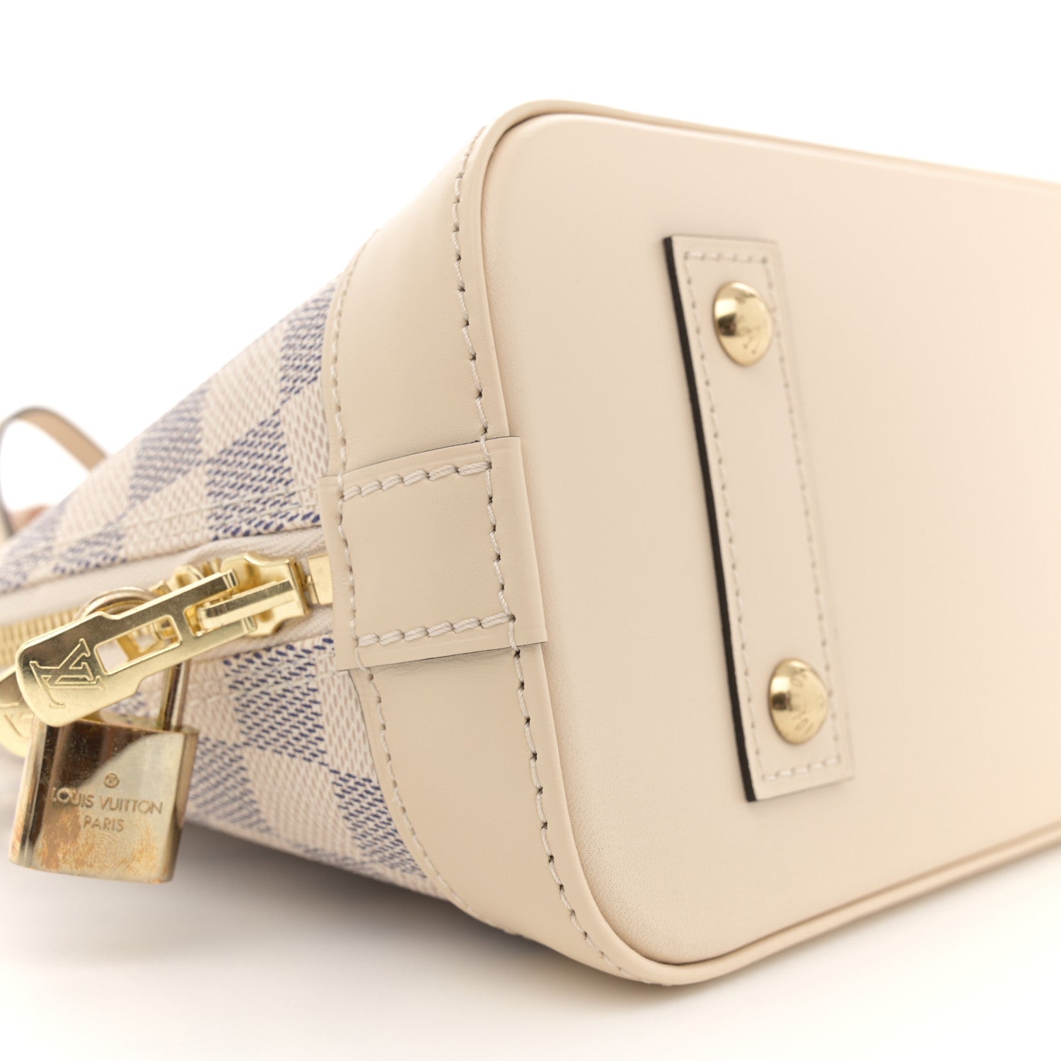 Louis Vuitton Damier Azur Braided Alma BB 8 of 10