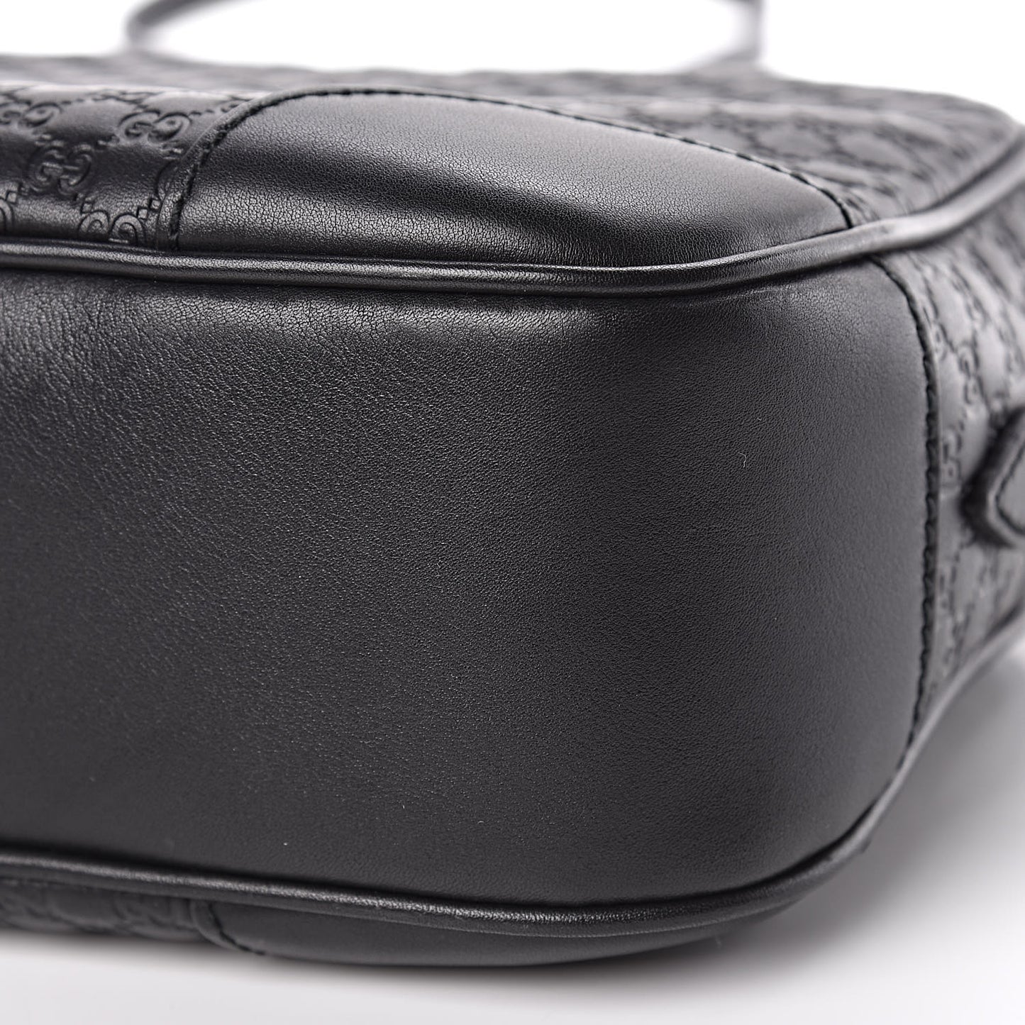 Microguccissima Mini Bree Messenger Bag Black
