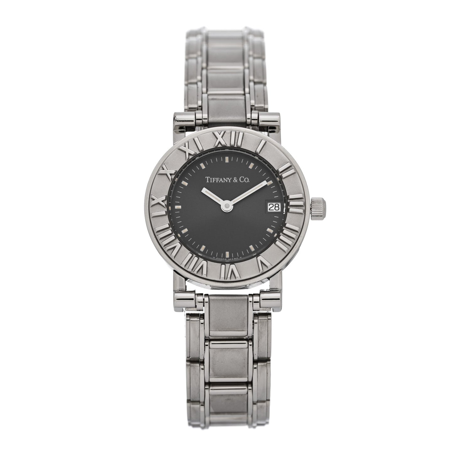 Stainless Steel 25mm Atlas Quartz Watch Black