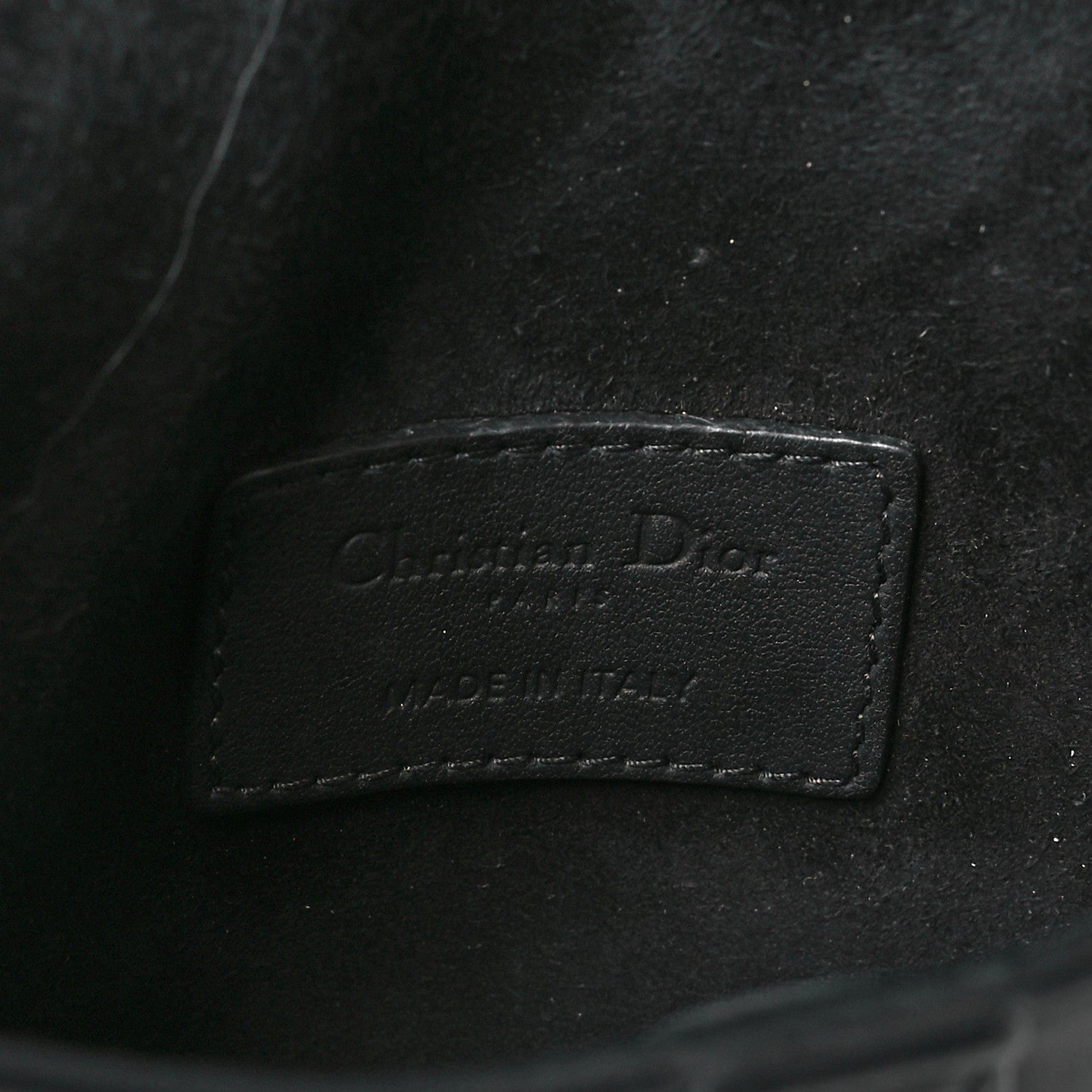 Christian Dior Ultra Matte Calfskin Saddle Belt Bag Black 6 of 9