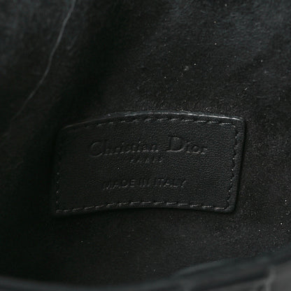 Christian Dior Ultra Matte Calfskin Saddle Belt Bag Black 6 of 9