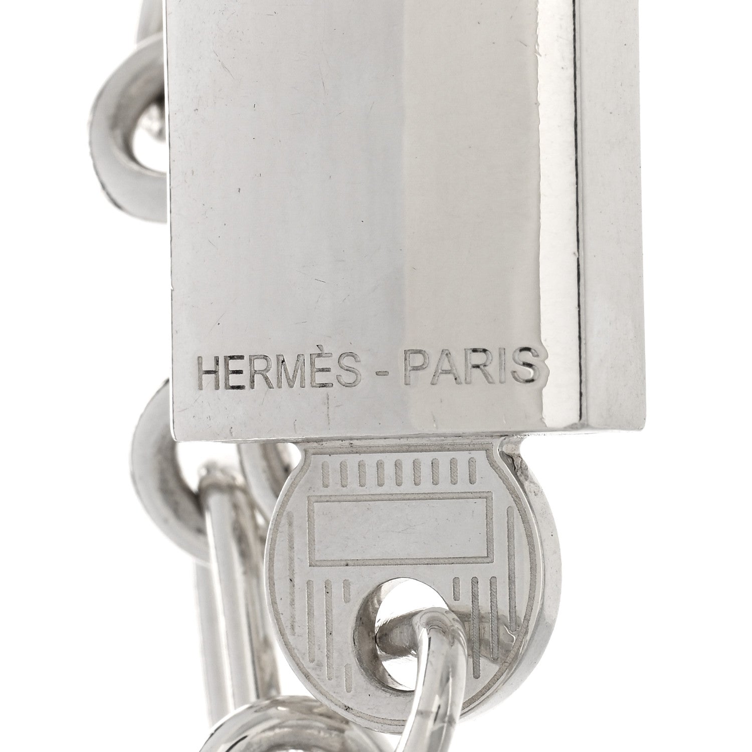Hermes Sterling Silver GM Alphakelly Bracelet 3 of 3