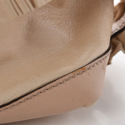 Gucci Calfskin Ruffle Medium Sabrina Boston Tote Nude 10 of 14