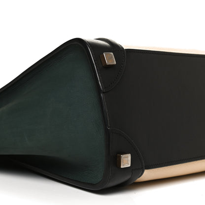 Celine Smooth Drummed Calfskin Micro Tri-Color Luggage Teal 9 of 12