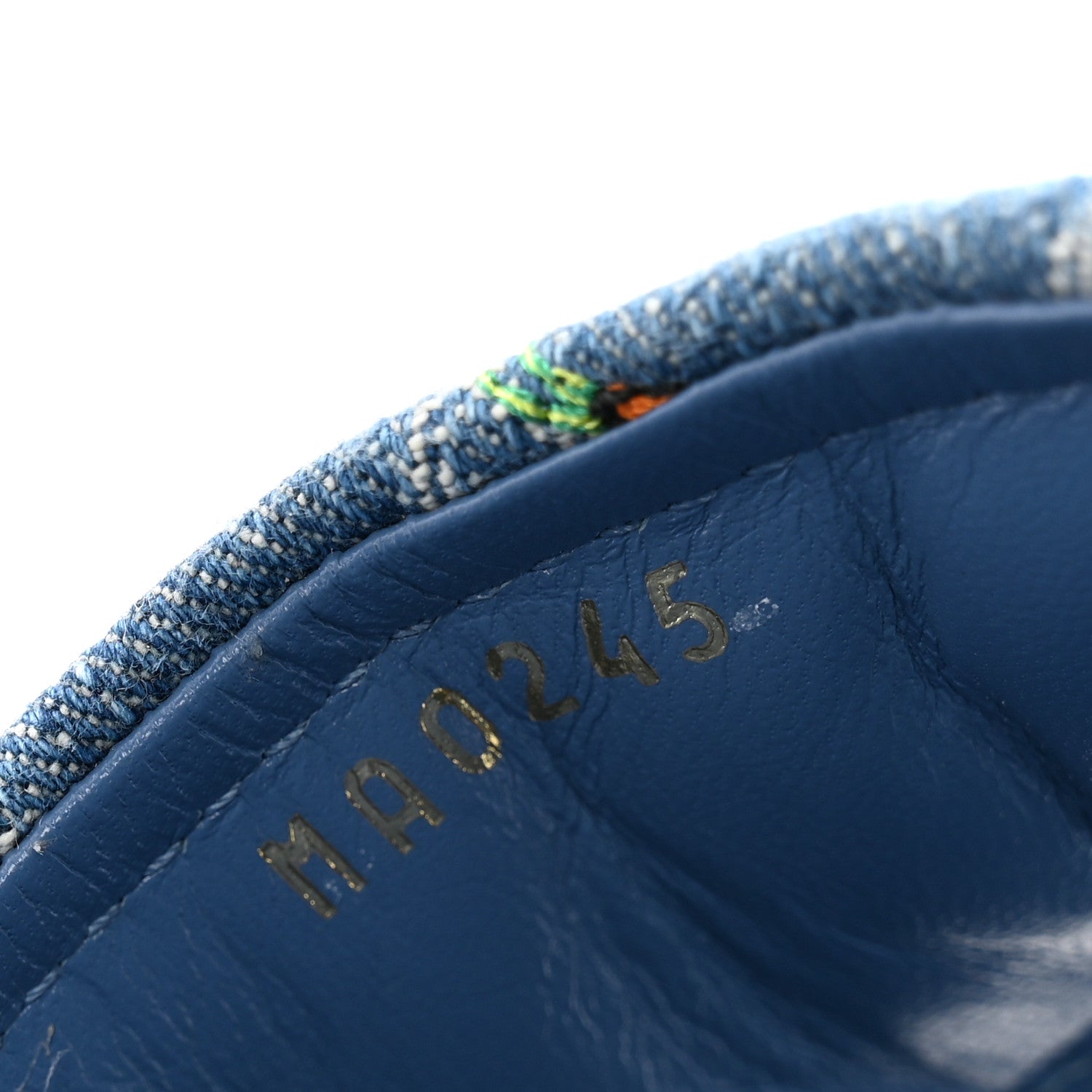 Louis Vuitton LV X TM Monogram Denim Cerises Lily Mules 37 Blue 9 of 10
