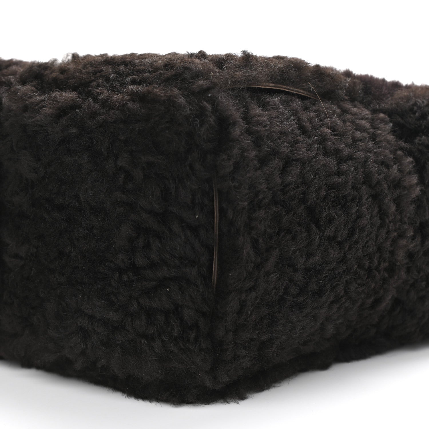 Bottega Veneta Shearling Intrecciato Arco Tote Fondant 10 of 10