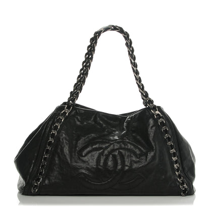 Chanel Glazed Caviar East West Modern Chain Tote Black 1 of 7
