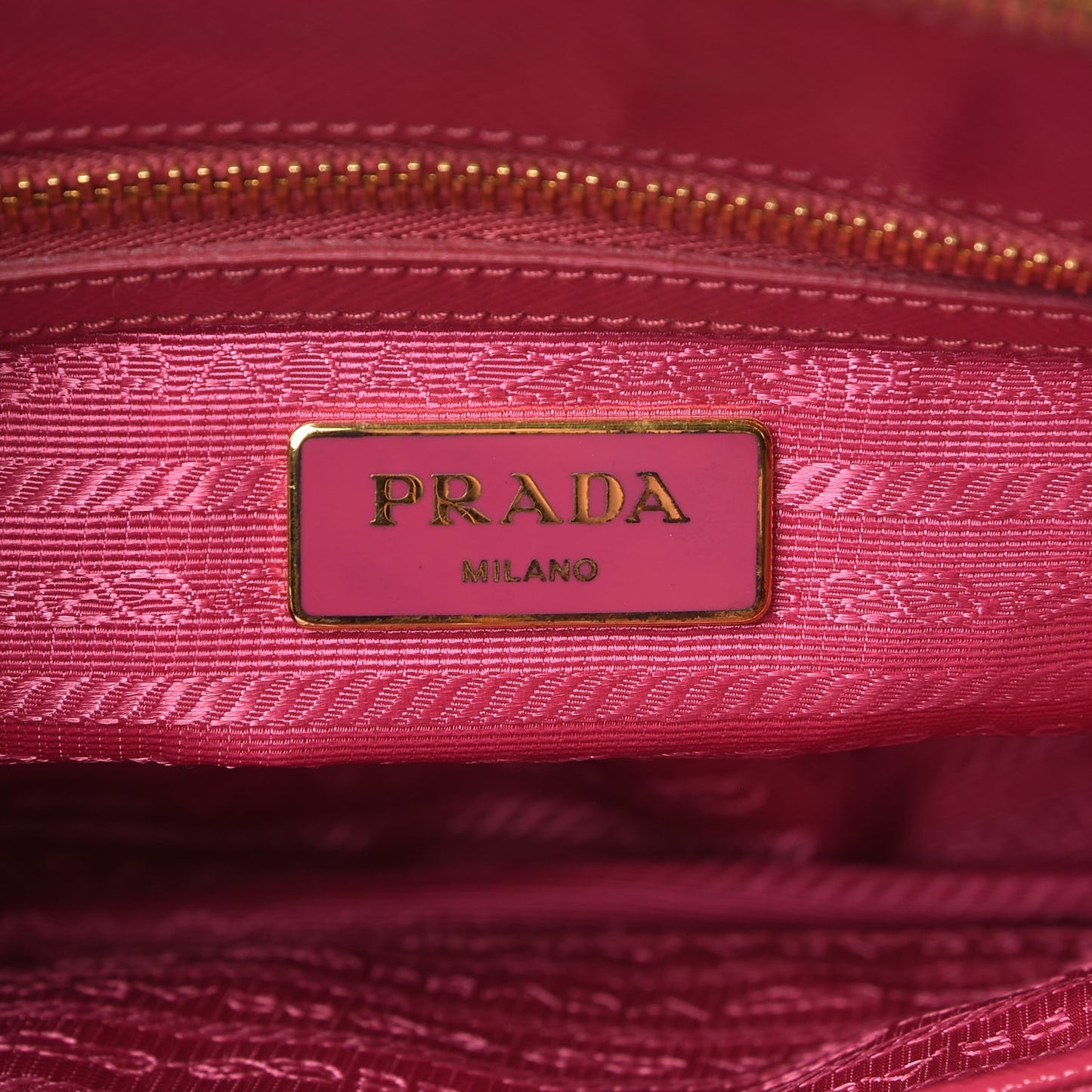 Saffiano Vernice Mini Galleria Double Zip Tote Peonia