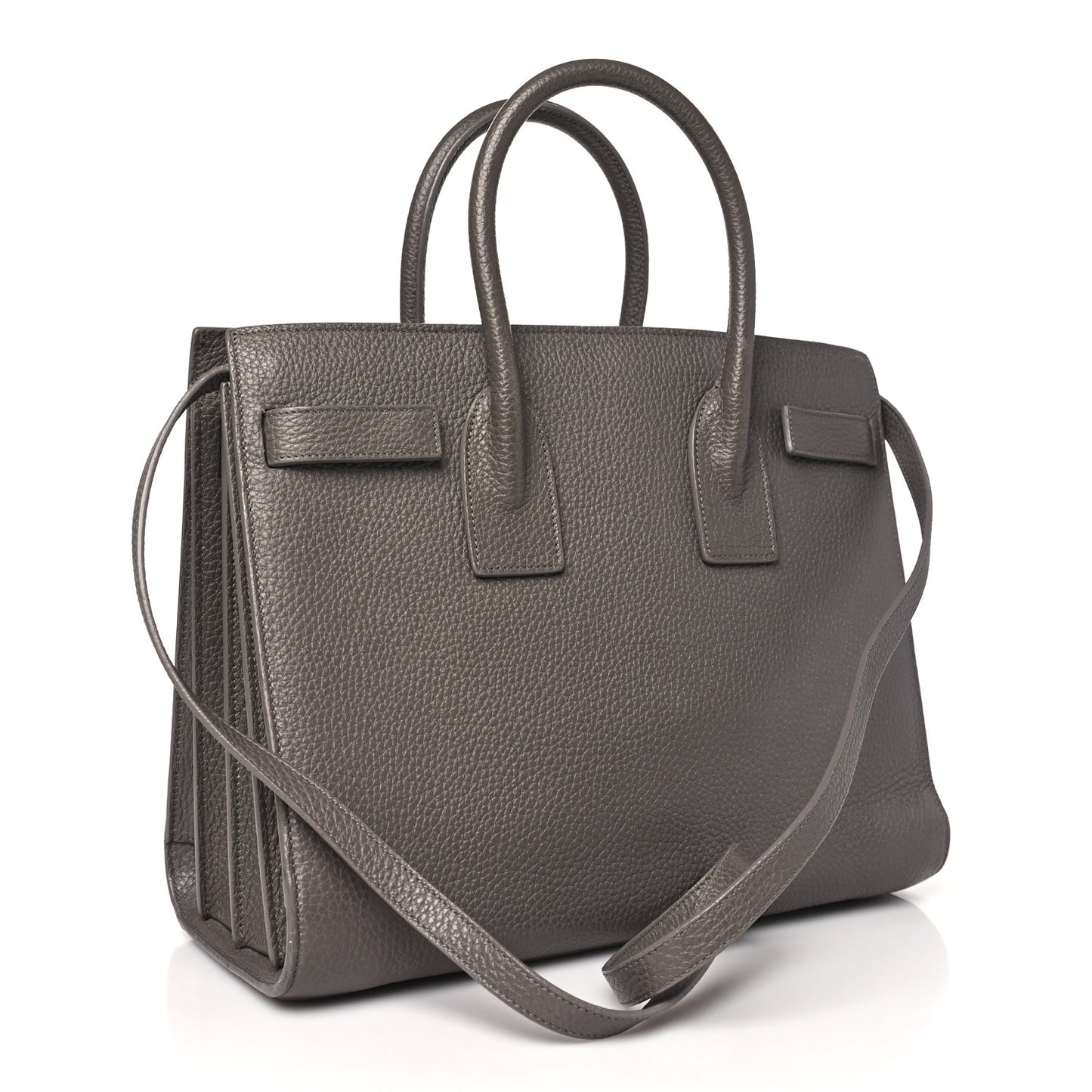 Grained Calfskin Small Sac De Jour Dark Anthracite