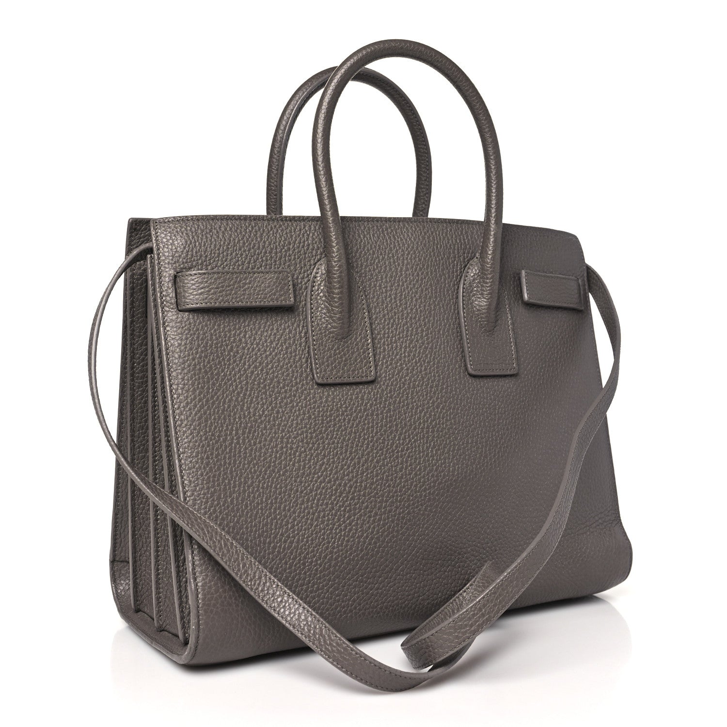 Saint Laurent Grained Calfskin Small Sac De Jour Dark Anthracite 3 of 13