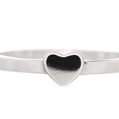 Tiffany Sterling Silver Paloma Picasso Heart Ring 56 7.5 6 of 7