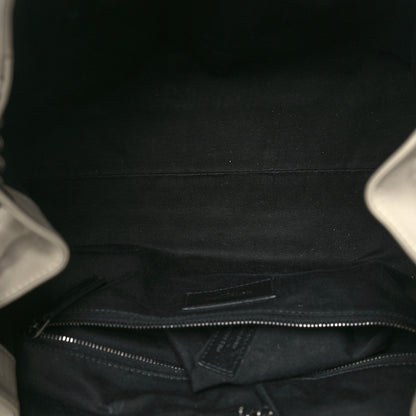 Saint Laurent Vintage Lambskin Chevron Monogram Large Nolita Crema Soft 5 of 11