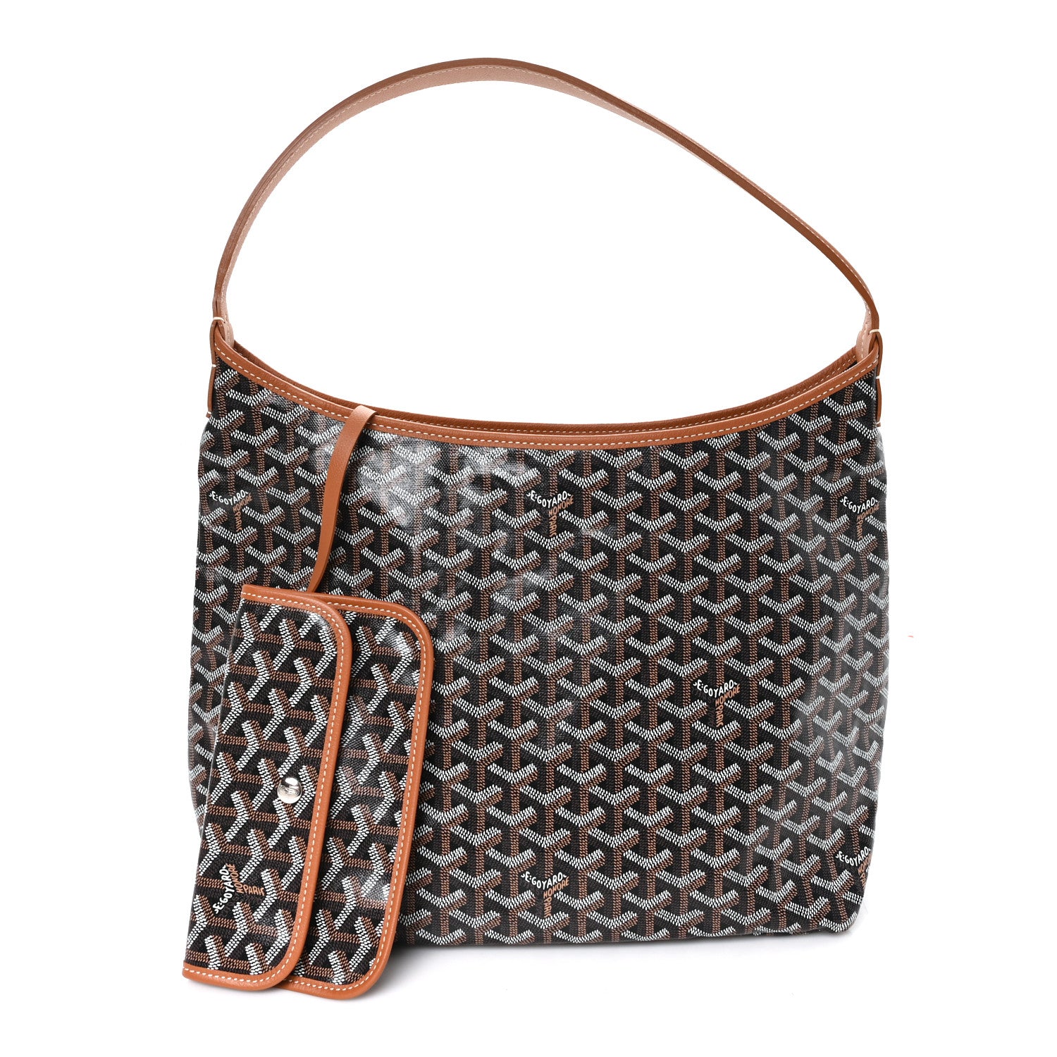 Goyard Goyardine Boheme Hobo Black Gold 3 of 11