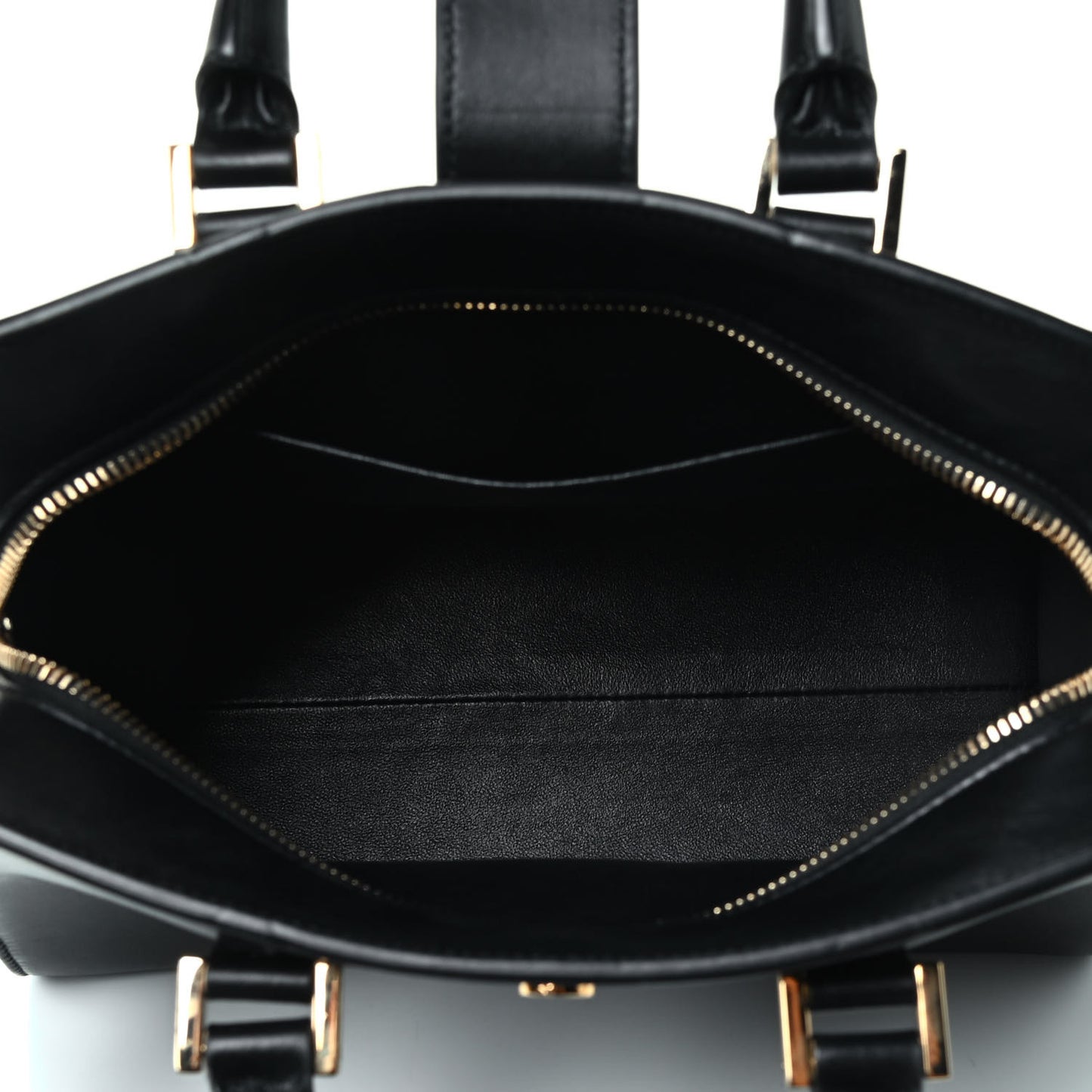 Calfskin Monogram Baby Cabas Black