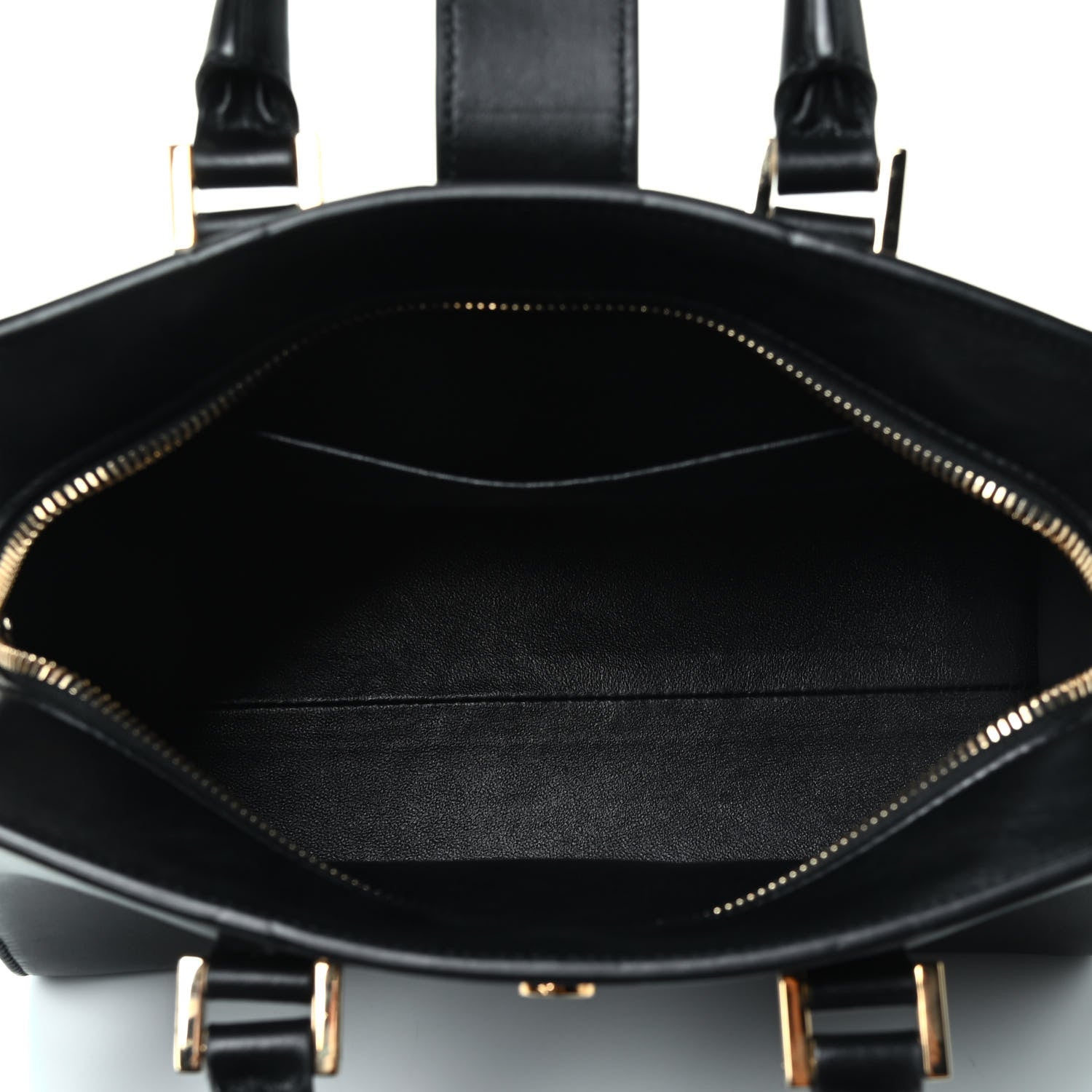Saint Laurent Calfskin Monogram Baby Cabas Black 4 of 4